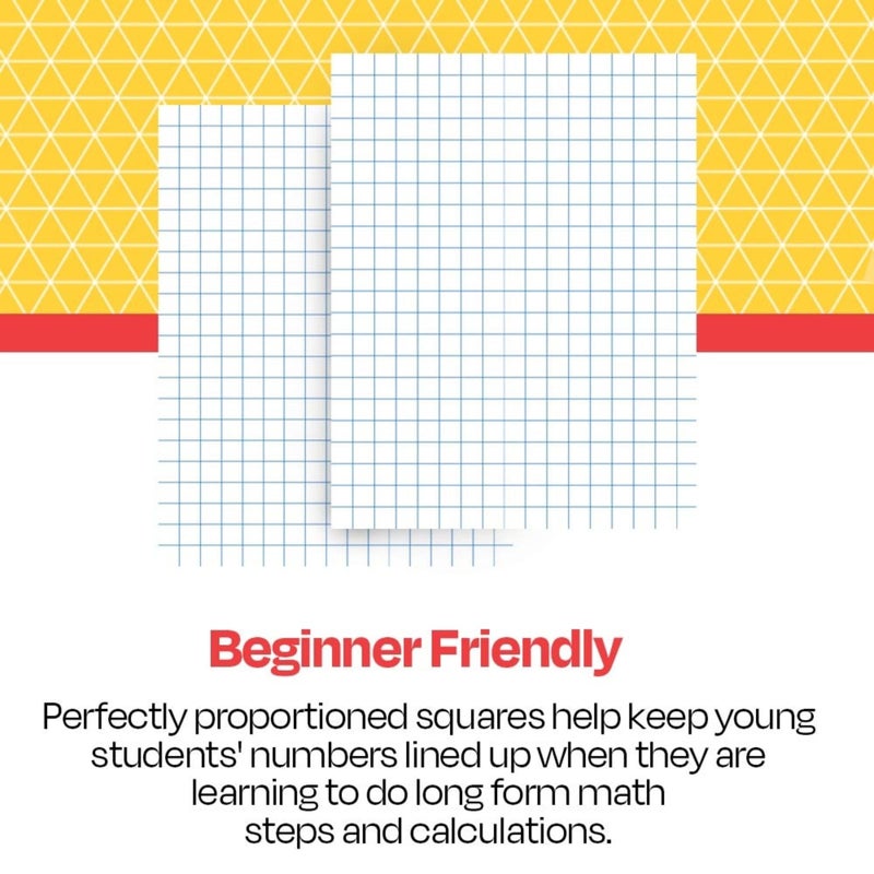 School Smart Graph Papers - 8-1/2 x 11 , 1/4 Rule, Two Sides - Pack of 500, White - Image 4